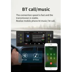 Rádio do carro - câmera - controle remoto - M150 - 1 Din - 5 polegadas - Bluetooth - Android - Mirror Link - USB