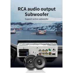Bilradio - kamera - fjärrkontroll - M150 - 1 Din - 5 tum - Bluetooth - Android - Mirror Link - USB