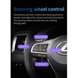 Rádio do carro - câmera - controle remoto - M150 - 1 Din - 5 polegadas - Bluetooth - Android - Mirror Link - USB