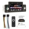 Autoradio - M160 - telecomando - fotocamera - 1 Din - 5 pollici - Mirror Link - Bluetooth - Android - IOS - doppia USB