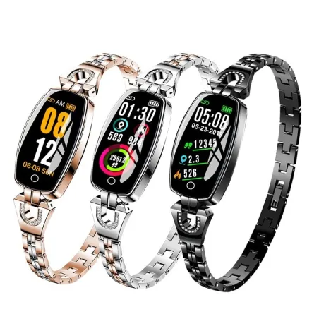 Ropa inteligenteReloj inteligente H8 - Bluetooth - frecuencia cardíaca - resistente al agua - rastreador de actividad física ...