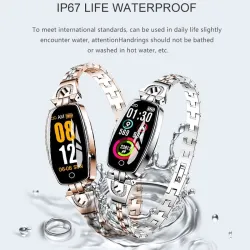 H8 Smart Watch - Bluetooth - puls - vandtæt - fitness tracker - smart armbånd