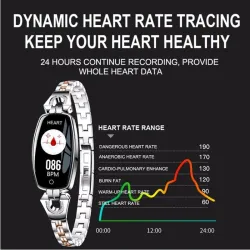 H8 Smart Watch - Bluetooth - puls - vandtæt - fitness tracker - smart armbånd