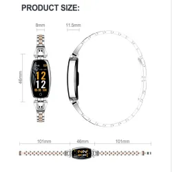 H8 Smart Watch - Bluetooth - puls - vanntett - fitness tracker - smart armbånd