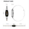Inteligentny zegarek H8 - Bluetooth - tętno - wodoodporny - monitor fitness - inteligentna bransoletkaInteligentne zużycie