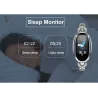 H8 Smart Watch - uthult stropp med diamanter - pulsmåler - treningsmåler - vanntett - Android - Bluetooth