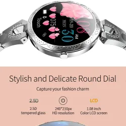 Fasjonabel Smart Watch AK15 - puls - treningsmåler - vanntett - Bluetooth - Android - IOS