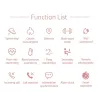 Fasjonabel Smart Watch AK15 - puls - treningsmåler - vanntett - Bluetooth - Android - IOS