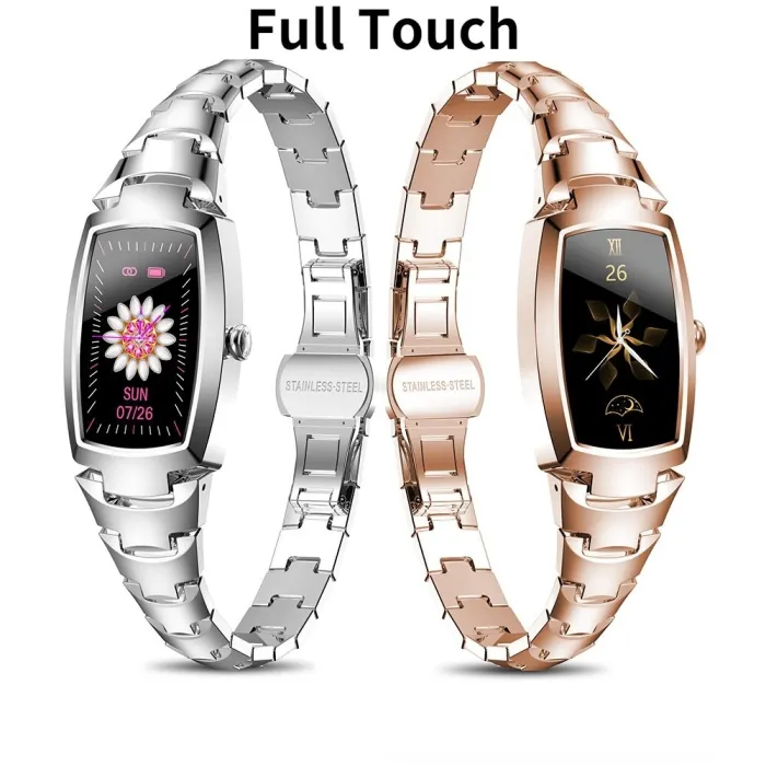 RelojesReloj inteligente H8 Pro - táctil completo - frecuencia cardíaca - presión arterial - rastreador de actividad física -...