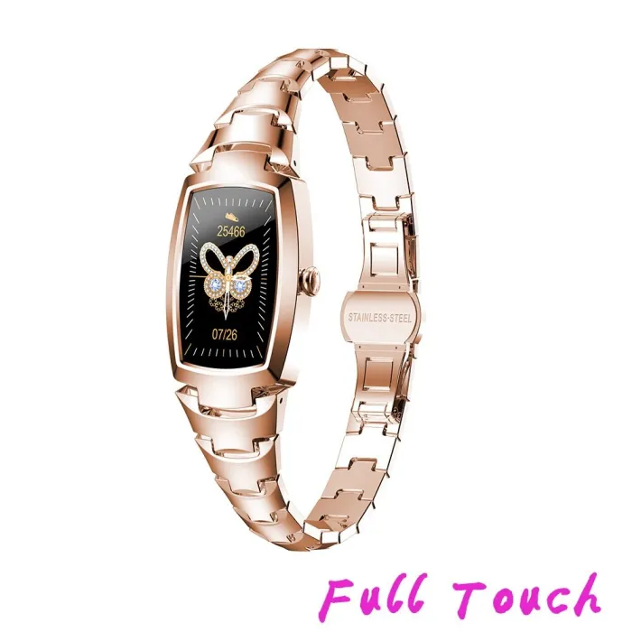 H8 Pro Smart Watch - full touch - puls - blodtrykk - fitness tracker - vanntett