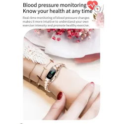 H8 Pro Smart Watch - Full Touch - Herzfrequenz - Blutdruck - Fitnesstracker - Wasserdicht