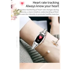 H8 Pro Smart Watch - pełny dotyk - tętno - ciśnienie krwi - monitor fitness - wodoodpornyZegarki