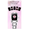 RelojesReloj inteligente H8 Pro - táctil completo - frecuencia cardíaca - presión arterial - rastreador de actividad física -...