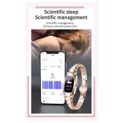 RelojesReloj inteligente H8 Pro - táctil completo - frecuencia cardíaca - presión arterial - rastreador de actividad física -...