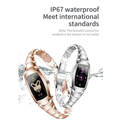 RelojesReloj inteligente H8 Pro - táctil completo - frecuencia cardíaca - presión arterial - rastreador de actividad física -...