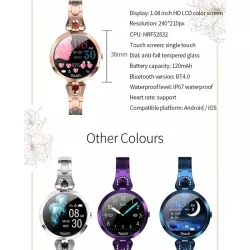 AK15 Smart Watch - bloeddruk - fitnesstracker - waterdicht - Bluetooth - Android - IOSHorloges