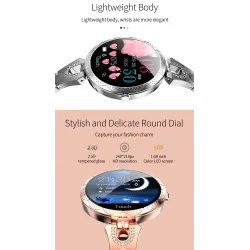 AK15 Smart Watch - blodtrykk - fitness tracker - vanntett - Bluetooth - Android - IOS