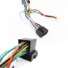 16 ben til VW ledningsnet - stik - ISO stik - til 2 din bilstereo hovedenhed - kabeladapter til Volkswagen Golf Jetta Leo