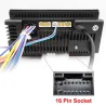 16 ben til VW ledningsnet - stik - ISO stik - til 2 din bilstereo hovedenhed - kabeladapter til Volkswagen Golf Jetta Leo