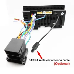 16 ben til VW ledningsnet - stik - ISO stik - til 2 din bilstereo hovedenhed - kabeladapter til Volkswagen Golf Jetta Leo
