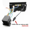 16 ben til VW ledningsnet - stik - ISO stik - til 2 din bilstereo hovedenhed - kabeladapter til Volkswagen Golf Jetta Leo