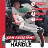 Poignée de support de voiture - poignée de porte de sécurité multifonction - marteau - brise-vitre - avec LED