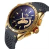 Automatisk sportklocka - mekanisk - Quartz - gummiband