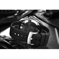 Automatisk sportklocka - mekanisk - Quartz - gummiband