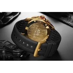 Montre de sport automatique - mécanique - Quartz - bracelet caoutchouc