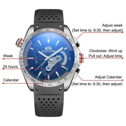 Automatic sports watch - mechanical - Quartz - rubber strapWatches