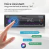 Din 1Autorradio digital - 1 DIN - asistente de voz - Bluetooth - AUX - FM