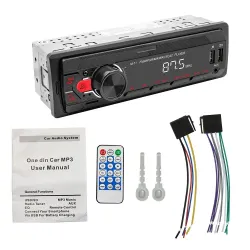 Autoradio numérique - 1 DIN - assistant vocal - Bluetooth - AUX - FM