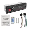 Digital bilradio - 1 DIN - stemmeassistent - Bluetooth - AUX - FM