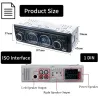 Din 1Autorradio Bluetooth - 1 DIN - USB - TF - FM - 60Wx4 - 12V