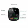 Transmetteur Bluetooth sans fil - mains libres - double chargeur USB - numérique - LED