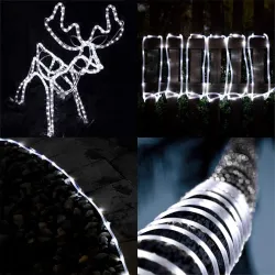 Solar powered LED string - garland - outdoor lights - waterproof - 7m - 12 mChristmas