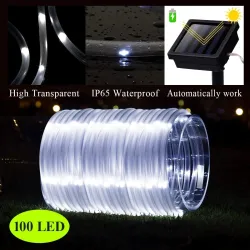 Solar powered LED string - garland - outdoor lights - waterproof - 7m - 12 mChristmas