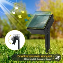 Stringa LED ad energia solare - ghirlanda - luci da esterno - impermeabile - 7m - 12 m
