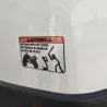 Sjovt bilklistermærke - "Warning Messing With My Quad"