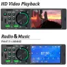Autoradio 1 Din - écran tactile - télécommande - caméra - Bluetooth - AUX - USB - TF