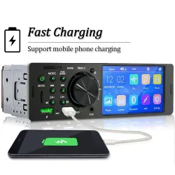 Autoradio 1 Din - écran tactile - télécommande - caméra - Bluetooth - AUX - USB - TF