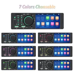 Autoradio 1 Din - écran tactile - télécommande - caméra - Bluetooth - AUX - USB - TF