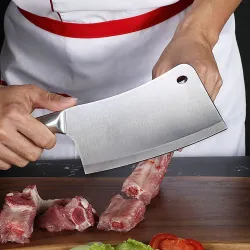 Kitchen knives set - paring knife - chopping knife - scissors - knife sharpener - with stand - stainless steelSteel