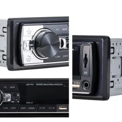 Autoradio 1DIN - Bluetooth - télécommande - USB - TF - 60Wx4 - 12V