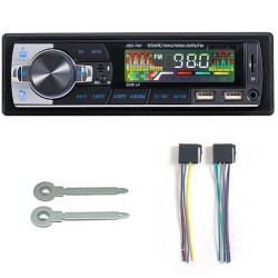Autoradio 1DIN - Bluetooth - télécommande - USB - TF - 60Wx4 - 12V