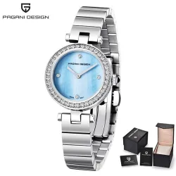 PAGANI DESIGN - luxurious women's watch - with diamonds - Quartz - stainless steelWatches