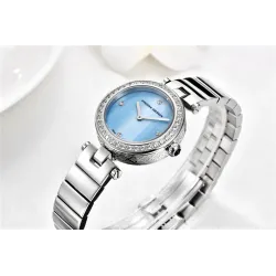 RelojesPAGANI DESIGN - lujoso reloj para mujer - con diamantes - Cuarzo - acero inoxidable