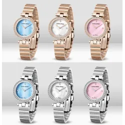 PAGANI DESIGN - lussuoso orologio da donna - con diamanti - Quarzo - acciaio inossidabile