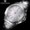 PAGANI DESIGN - luksuriøst dameur - diamanter - keramisk armbånd - vandtæt