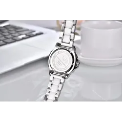 RelojesDISEÑO PAGANI - reloj de lujo para mujer - diamantes - brazalete de cerámica - resistente al agua